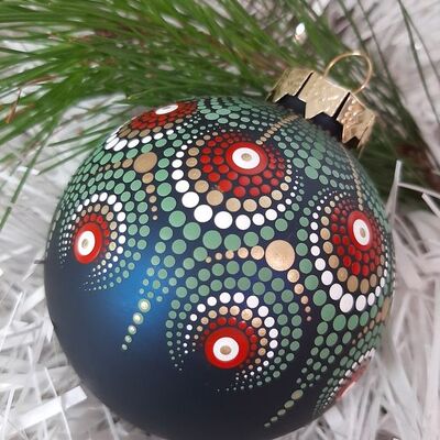 Nutaškuotas eglutės žaisliukas